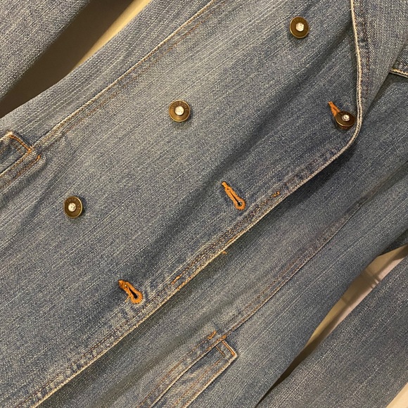 Blue jeans long jacket - Picture 3 of 5